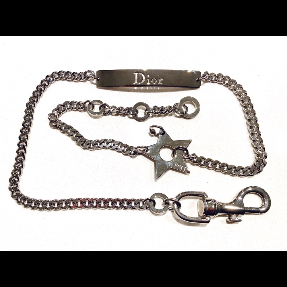 Christian Dior Jewelry Nameplate Chain